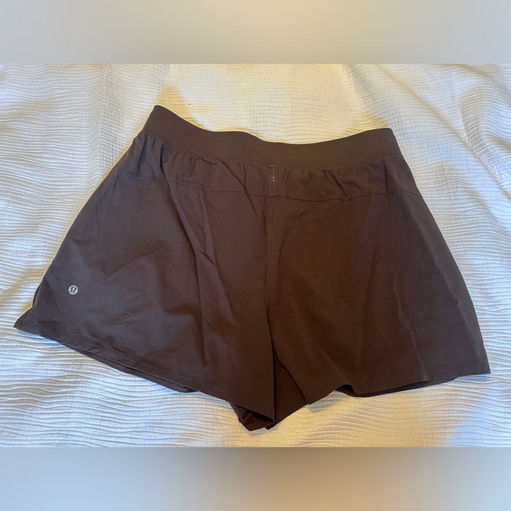 Lululemon Athletica Dark Brown Shorts - Picture 3 of 9